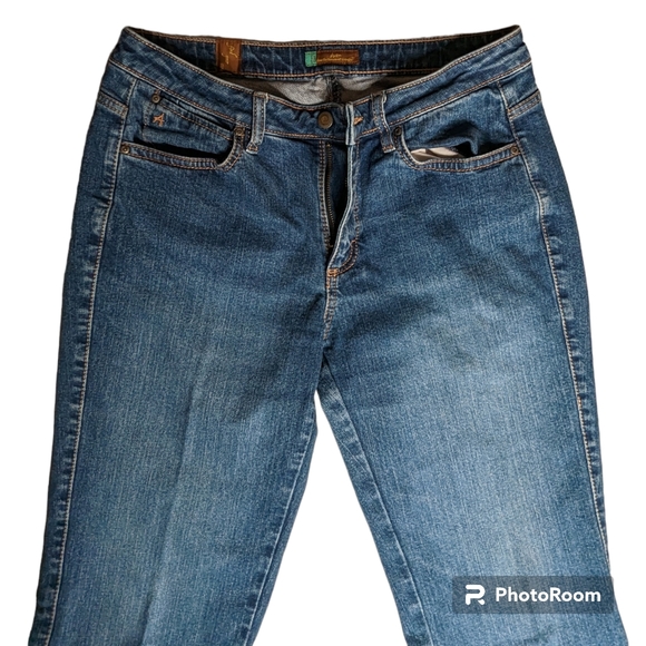 Aura Jeans By Women of Wrangler Women's Sz 10P Blue Zip Fly Short Rise Pants - Picture 5 of 16